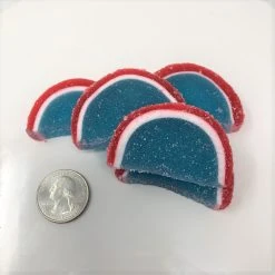 Cavalier Candies, Ltd - Winnipeg, Canada Cavalier Candies Fruit Slices Blue Raspberry Flavor Jelly Candy 5 Pounds