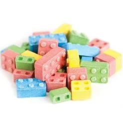 Concord Unwrapped Bulk Candy Candy Blox Blocks Bricks Building Candy 1 Pound Candy Building Blocks