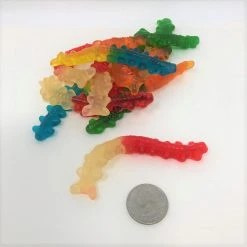 Vidal Gummi Centipedes Assorted Colors Bulk Gummy Candy 1 Pound