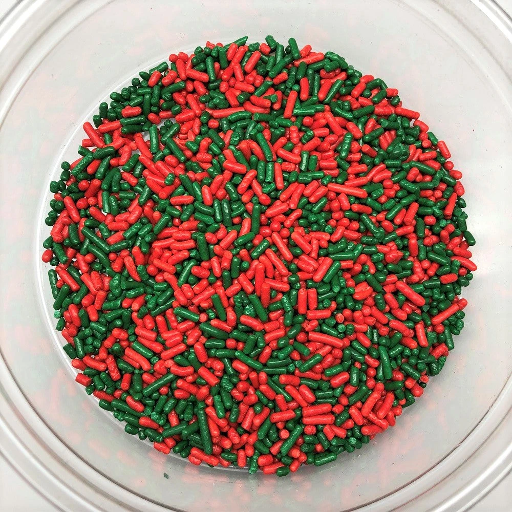 QA Products, Inc. - Beloit, Wisconsin Sprinkles & Toppings Christmas Mix Sprinkles Green Red Jimmies Topping 8 Ounces Colored Sprinkles 3 QA Products, Inc. - Beloit, Wisconsin Sprinkles & Toppings Christmas Mix Sprinkles Green Red Jimmies Topping 8 Ounces Colored Sprinkles
