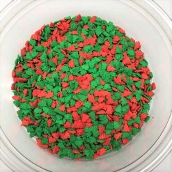 QA Products, Inc. - Beloit, Wisconsin Sprinkles & Toppings Christmas Red And Green Tree Shapes Bakery Topping Sprinkles 1 Pound