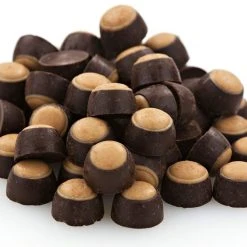 Gertrude Hawk, Dunmore, Pennsylvania Mini Peanut Butter Buckeyes Dark Chocolate 1 Pound Buck Eyes Peanut Butter Candy