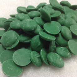 Merckens, A Division Of ADM Cocoa - Decatur, Illinois. Chocolate Merckens Coating Wafers Melting Wafers Dark Green 1 Pound