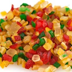Beulah's Candyland Paradise Diced Fruit Mix Candied Fruit Glaze Special Mello 2 Pounds