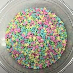 QA Products, Inc. - Beloit, Wisconsin Sprinkles & Toppings Spring Mini Bunny Chicks Duck Egg Shapes Easter Topping Sprinkles 8 Ounce