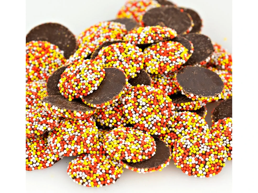 Beulah's Candyland Autumn Nonpareils Dark Chocolate Candy Fall Halloween Nonpareils 2 Pounds 3 Beulah's Candyland Autumn Nonpareils Dark Chocolate Candy Fall Halloween Nonpareils 2 Pounds