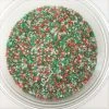 QA Products, Inc. - Beloit, Wisconsin Sprinkles & Toppings Christmas Gourmet Sugar Jingle Mix Red Green White Topping Sprinkles 1 Pound