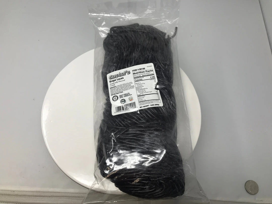 Beulah's Candyland Grape Shoestring Licorice Grape Laces 2 Pounds Shoestring Licorice 4 Beulah's Candyland Grape Shoestring Licorice Grape Laces 2 Pounds Shoestring Licorice