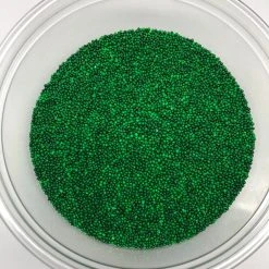 QA Products, Inc. - Beloit, Wisconsin Nonpareils Green Bakery Topping Sprinkles Colored Nonpareils 8 Ounces Sprinkles & Toppings