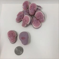 Vidal Golosinas, Located In Spain. Gummi Skulls Gummy Halloween Fall Autumn Candy 1 Pound