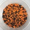 QA Products, Inc. - Beloit, Wisconsin Fall Halloween Mix Sprinkles Jimmies Bakery Topping 8 Ounces Orange Brown Sprinkles & Toppings