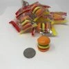 Beulah's Candyland Gummi Mini Hamburgers Candy Wrapped 1 Pound Gummy Hamburger