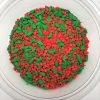 QA Products, Inc. - Beloit, Wisconsin Christmas Holly Shapes Berry Shapes Red Green Bakery Topping Sprinkles 5 Pounds Sprinkles & Toppings
