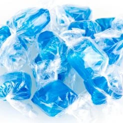 Primrose Ice Blue Mints Peppermint Mints Bulk Wrapped Hard Candy 1 Pound Wrapped Candy