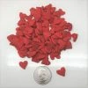 QA Products, Inc. - Beloit, Wisconsin Valentine Hearts Jumbo Red Heart Shapes Bakery Topping Sprinkles 1 Pound Sprinkles & Toppings