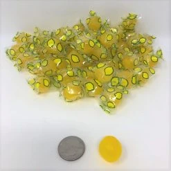 Washburn Lemon Balls 1 Pound Yellow Lemon Candy Wrapped Hard Candy Bulk Candy
