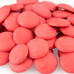 Merckens Coating Wafers Melting Wafers Red 2 Pounds Chocolate