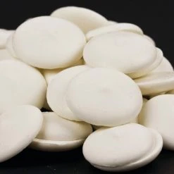 Merckens, A Division Of ADM Cocoa - Decatur, Illinois. Merckens Coating Wafers Melting Wafers Super White 1 Pound