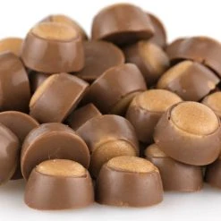 Gertrude Hawk, Dunmore, Pennsylvania Mini Peanut Butter Buckeyes Milk Chocolate 1 Pound Buck Eyes Peanut Butter Candy