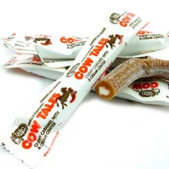 Goetze Candy Co. - Baltimore, MD Goetze's Mini Cow Tales 2 Pounds Cowtales Cowtails Goetze Caramel Candy Wrapped Wrapped Candy