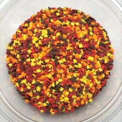 QA Products, Inc. - Beloit, Wisconsin Fall Leaves Mini Leaf Shapes Bakery Topping Sprinkles 8 Ounces Fall Colors Sprinkles & Toppings