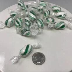 Beulah's Candyland Wrapped Candy Wintergreen Twists 2 Pounds Wintergreen Candy Wrapped Hard Candy Bulk Candy