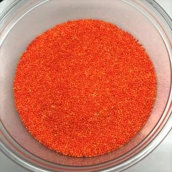 QA Products, Inc. - Beloit, Wisconsin Nonpareils Orange Bakery Topping Sprinkles Colored Nonpareils 1 Pound