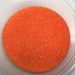 QA Products, Inc. - Beloit, Wisconsin Sugar Sanding Orange Bakery Topping Sprinkles Colored Sugar 1 Pound
