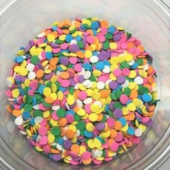 QA Products, Inc. - Beloit, Wisconsin Sprinkles & Toppings Confetti Pastel Shapes Bakery Topping Sprinkles 1 Pound