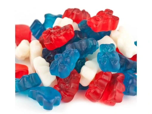 Beulah's Candyland Patriotic Candy Patriotic Gummi Bears 5 Pounds Freedom Gummi Bears