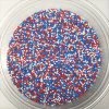 WNC - Pennsylvania Patriotic Nonpareils Red White Blue All American Topping Sprinkles 5 Pounds