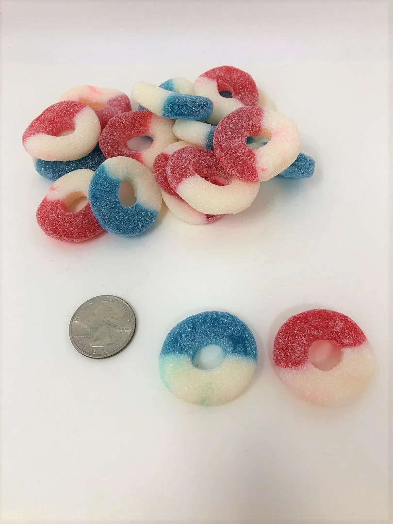 Beulah's Candyland Gummi Candy Patriotic Gummi Rings 2 Pounds Gummy Freedom Rings Bulk Gummy Candy 3 Beulah's Candyland Gummi Candy Patriotic Gummi Rings 2 Pounds Gummy Freedom Rings Bulk Gummy Candy
