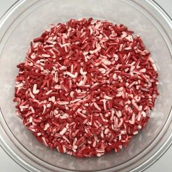 QA Products, Inc. - Beloit, Wisconsin Christmas Candy Cane Shapes Peppermint Red White Topping Sprinkles 1 Pound