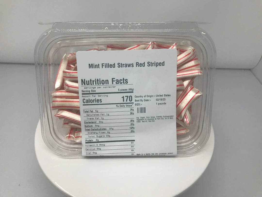 Beulah's Candyland Old Fashion Mint Straws Christmas Candy 2 Pounds Peppermint Straws 4 Beulah's Candyland Old Fashion Mint Straws Christmas Candy 2 Pounds Peppermint Straws