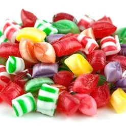 Beulah's Candyland Christmas Rainbow Gems Miniature Fruit Hard Candy 5 Pounds
