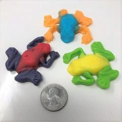 Beulah's Candyland Gummi Rainforest Frogs Gummy Rain Forest Multi Color Frog Candy 2 Pounds Gummi Candy