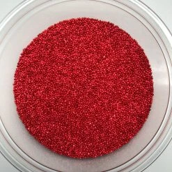 QA Products, Inc. - Beloit, Wisconsin Sprinkles & Toppings Nonpareils Red Bakery Topping Sprinkles Colored Nonpareils 1 Pound
