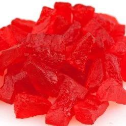 Beulah's Candyland Paradise Red Pineapple Wedges Candied Fruit Glaze 1 Pound