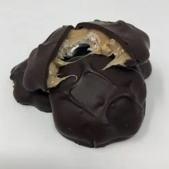 Beulah's Candyland Gourmet Cashew Caramel Pattie Dark Chocolate Candy 1 Pound