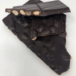 Beulah's Candyland Gourmet Almond Bark Dark Chocolate Candy 1 Pound