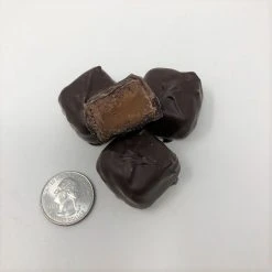 Beulah's Candyland Gourmet Sugar Free Vanilla Caramels Dark Chocolate Candy 1 Pound Sugar Free Candy
