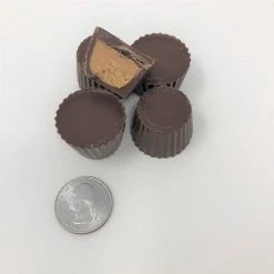 Beulah's Candyland Gourmet Sugar Free Mini Peanut Butter Cups Milk Chocolate Candy 1 Pound Sugar Free Candy