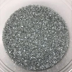 QA Products, Inc. - Beloit, Wisconsin Sprinkles & Toppings Silver Crystalz Sugar Crystals Bakery Topping Sprinkles 8 Ounces Colored Sugar