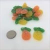 Vidal Gummi Candy Gummi Sour Pineapples Pineapple Shapes Bulk Gummy Candy 2.2 Pounds