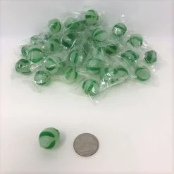 Washburn Spearmint Balls 1 Pound Spearmint Candy Striped Wrapped Hard Candy Bulk Candy Wrapped Candy