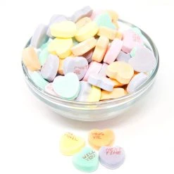 Rito Sweet And Sour Small Conversation Hearts 5 Pounds Pastel Hearts