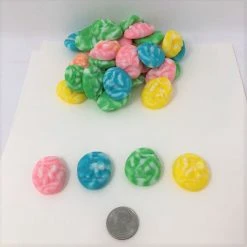Beulah's Candyland Gummi Eggs Swirly Eggs Bulk Gummy Candy 4.4 Pounds Easter Gummies