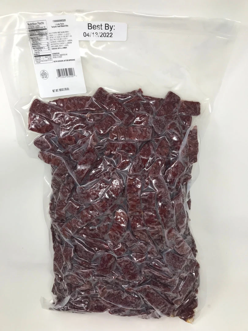 Special Buys & Closeouts Dakota Trails Moist Kippered Beef Jerky TERIYAKI Flavor 10 Pound Bag BB 4/23 3 Special Buys & Closeouts Dakota Trails Moist Kippered Beef Jerky TERIYAKI Flavor 10 Pound Bag BB 4/23