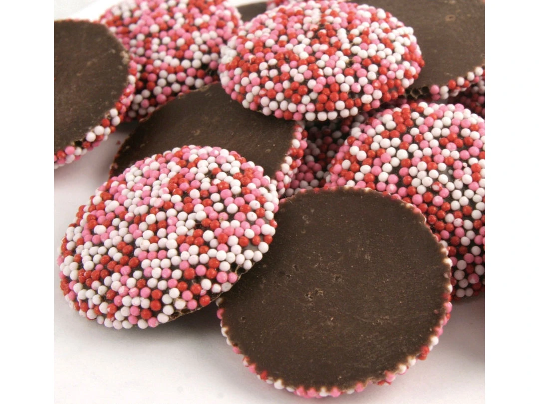 Beulah's Candyland Valentine Nonpareils Dark Chocolate Candy Nonpareil 2 Pounds 3 Beulah's Candyland Valentine Nonpareils Dark Chocolate Candy Nonpareil 2 Pounds