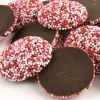Beulah's Candyland Valentine Nonpareils Dark Chocolate Candy Nonpareil 5 Pounds Valentine Candy